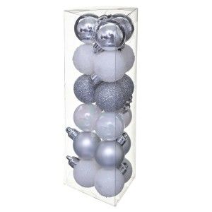 BOLAS DE NAVIDAD PLAWHY SET 18 Ø3CM