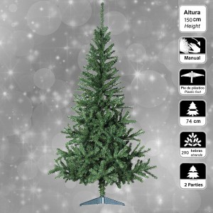 ÁRBOL DE NAVIDAD VERDE 150 CM