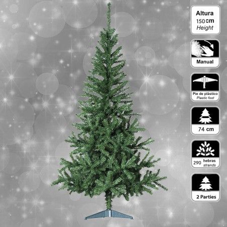 ÁRBOL DE NAVIDAD VERDE 150 CM
