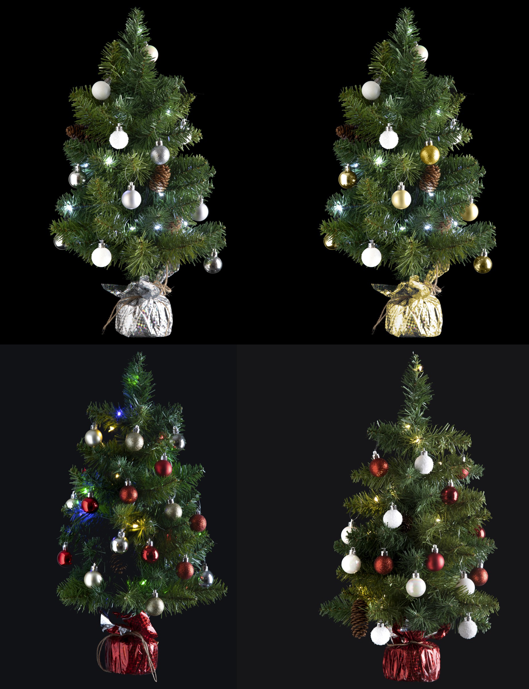 ÁRBOL DE NAVIDAD DECORACIÓN 50 CM