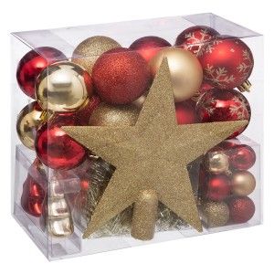 BOLAS DE NAVIDAD NATY SET 44 PIEZAS