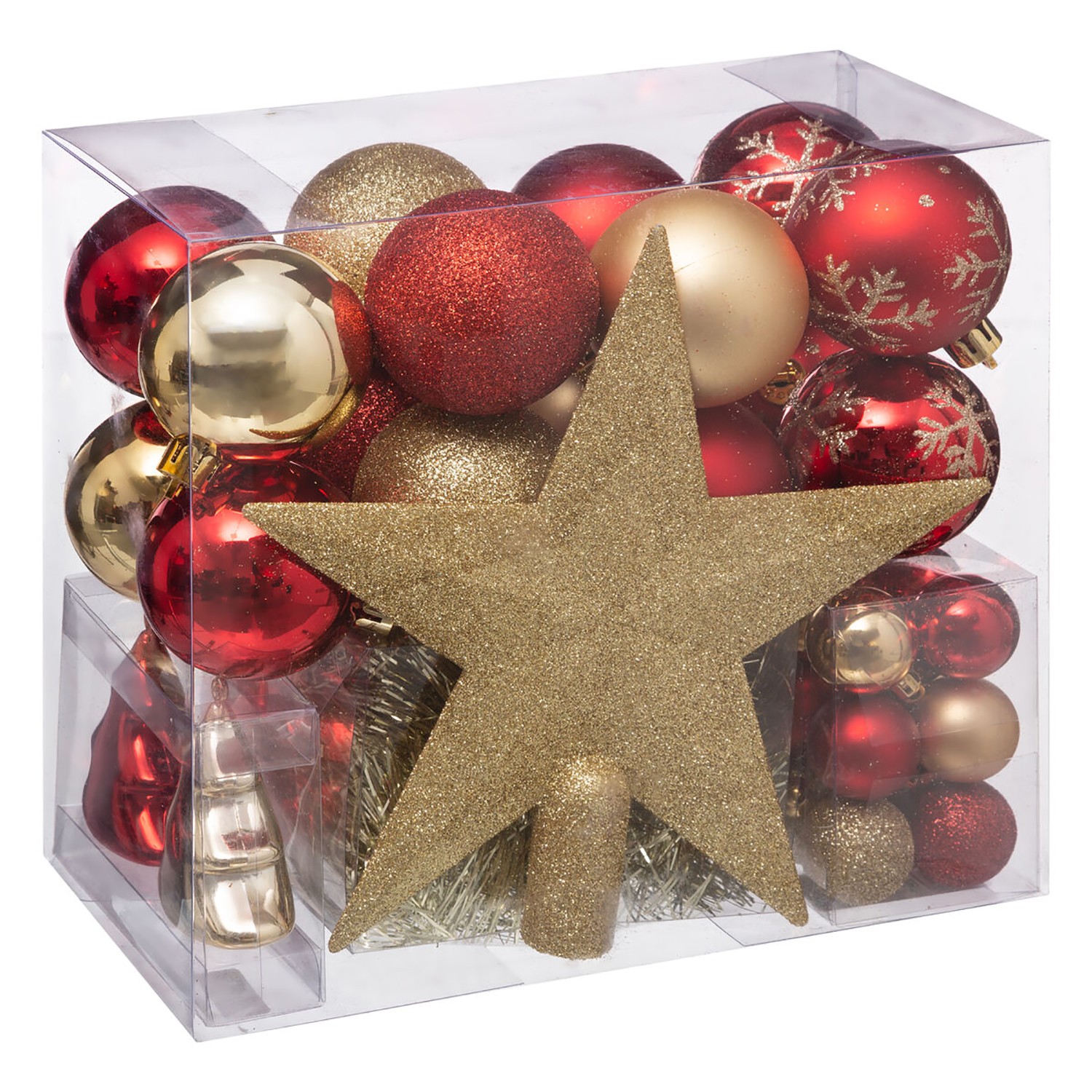 BOLAS DE NAVIDAD NATY SET 44 PIEZAS