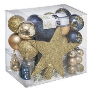 BOLAS DE NAVIDAD ASAC SET 44 PIEZAS