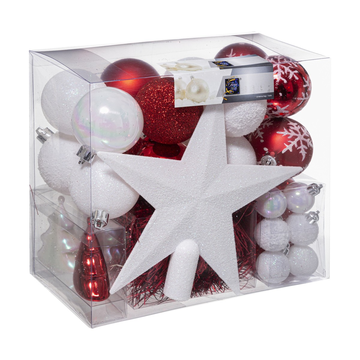BOLAS DE NAVIDAD MOSEGUI SET 44 PIEZAS