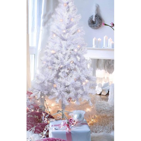 ÁRBOL DE NAVIDAD BLANCO GREGORI 150 CM