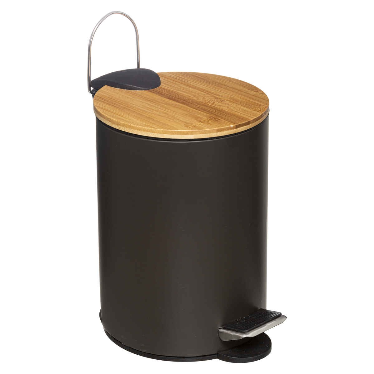 PAPELERA NEGRA 3L DE METAL