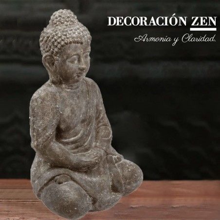 BUDA DECORACION GHAS SENTADO CEMENTO 48CM