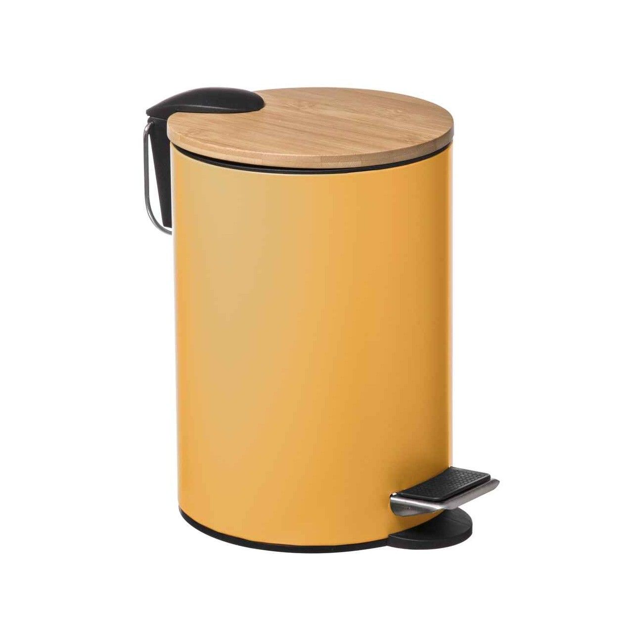 PAPELERA AMARILLO 3L DE METAL LYLY