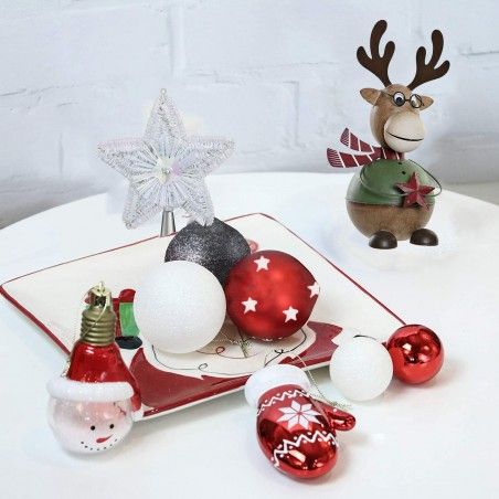 ESTRELLA DECORACIÓN NAVIDEÑA BLANCA LUCIANA