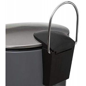 PAPELERA GRIS MATE DE METAL 3L