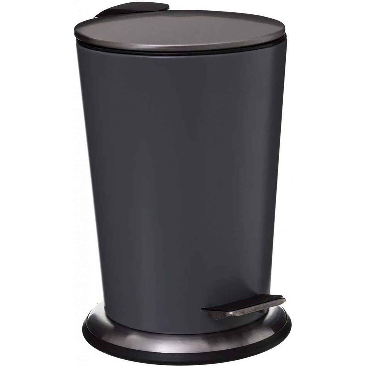 PAPELERA GRIS MATE DE METAL 3L