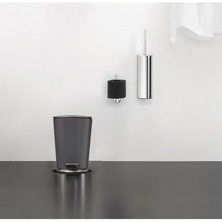 PAPELERA GRIS MATE DE METAL 3L