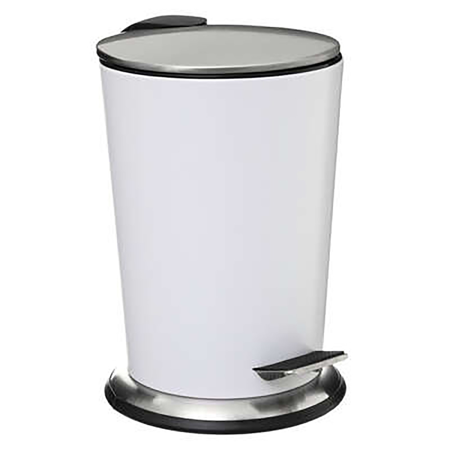 PAPELERA BLANCA DE METAL 3L