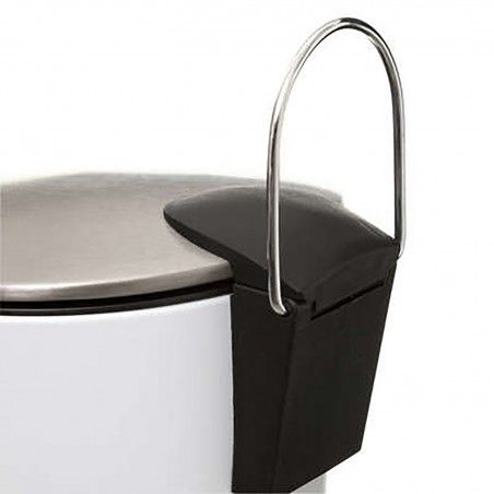 PAPELERA BLANCA DE METAL 3L