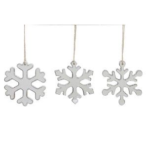 DECORACIÓN COLGANTE NAVIDEÑA ESPEJO COPO 12CM