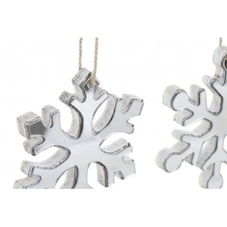 DECORACIÓN COLGANTE NAVIDEÑA ESPEJO COPO 12CM