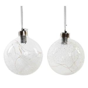 BOLA DECORATIVA NAVIDEÑA LED ALEIDA Ø10CM