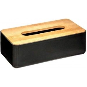 CAJA DE PAÑUELOS MADERA DE BAMBÚ 26X8,8X13,2
