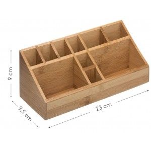 ORGANIZADOR NATUR MADERA 9X23X9,5