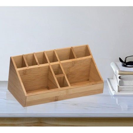 ORGANIZADOR NATUR MADERA 9X23X9,5