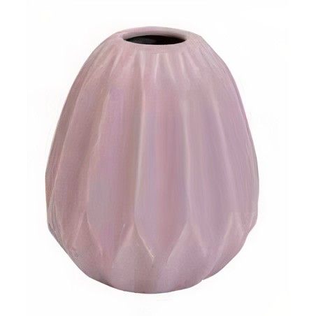 JARRÓN DECORATIVO CERÁMICA MOUN ROSA 15,5CM