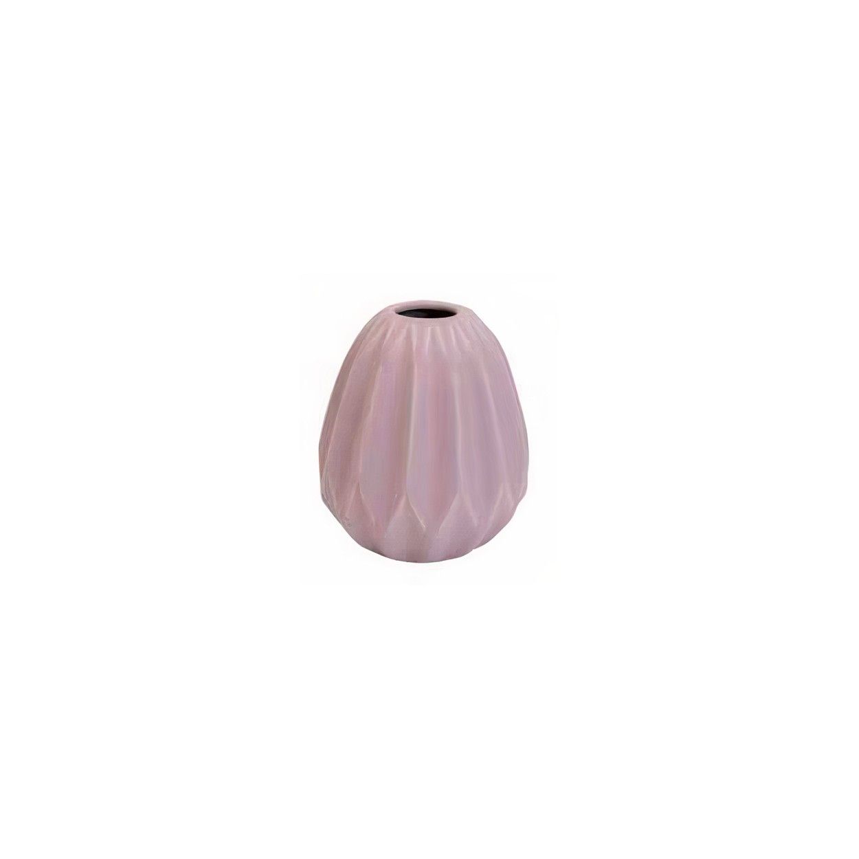 JARRÓN DECORATIVO CERÁMICA MOUN ROSA 15,5CM