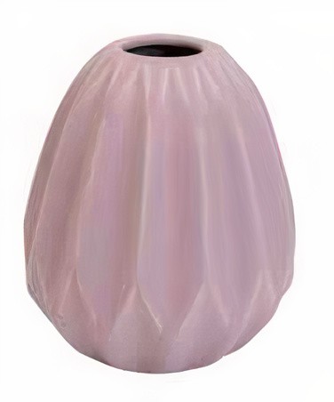 JARRÓN DECORATIVO CERÁMICA MOUN ROSA 15,5CM