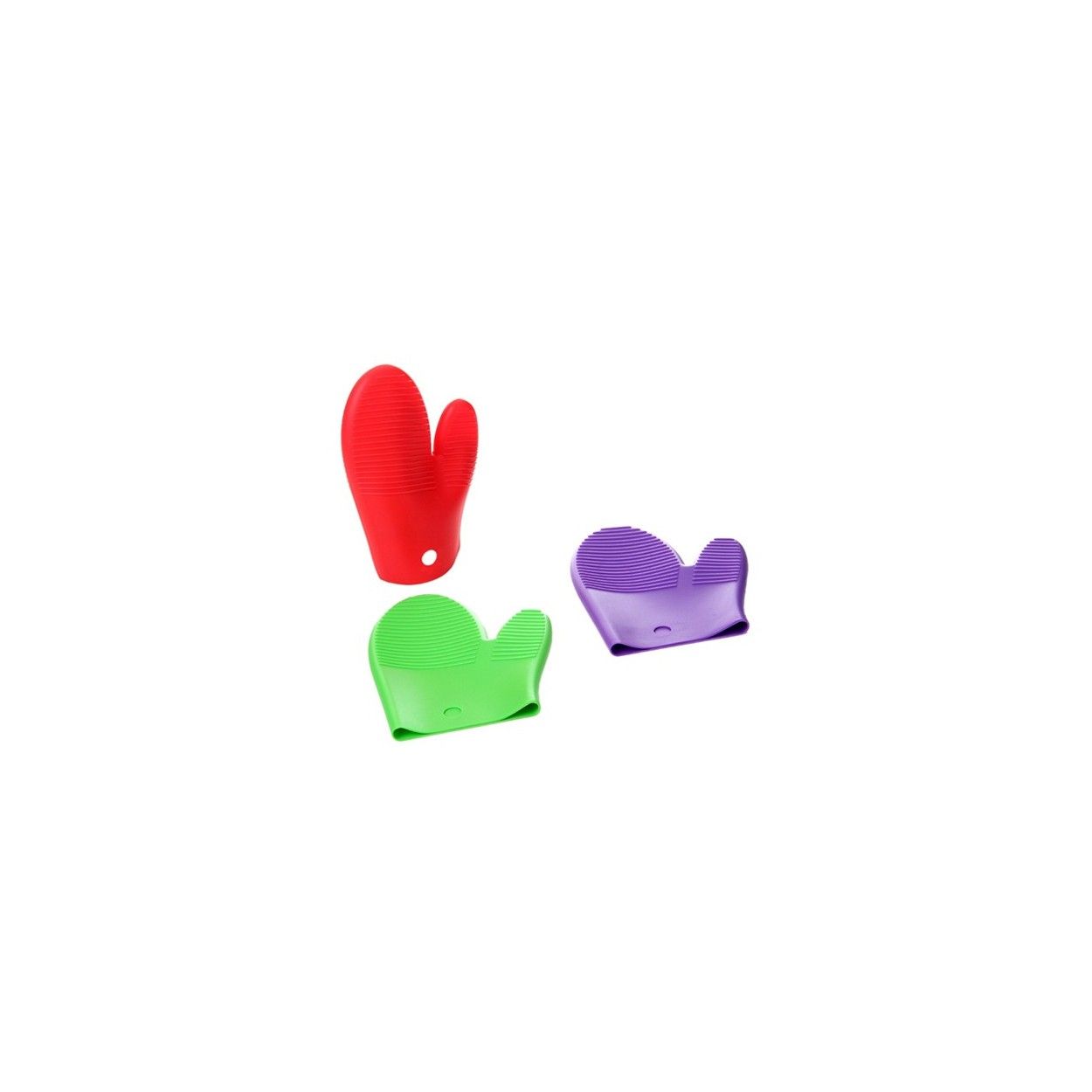 Mitaine, cuisine de silicone de couleurs (17x21.5x2)