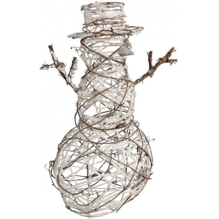 MUÑECO DE NIEVE DECORATIVO NAVIDEÑO