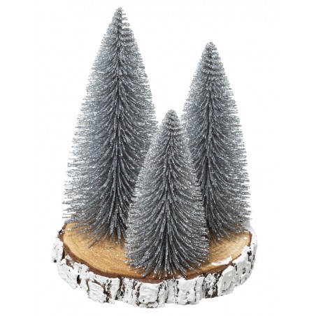 DECORACIÓN NAVIDEÑA ABETO 20CM