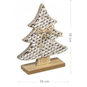 ÁRBOL DE NAVIDAD DECORATIVO 16x4x19