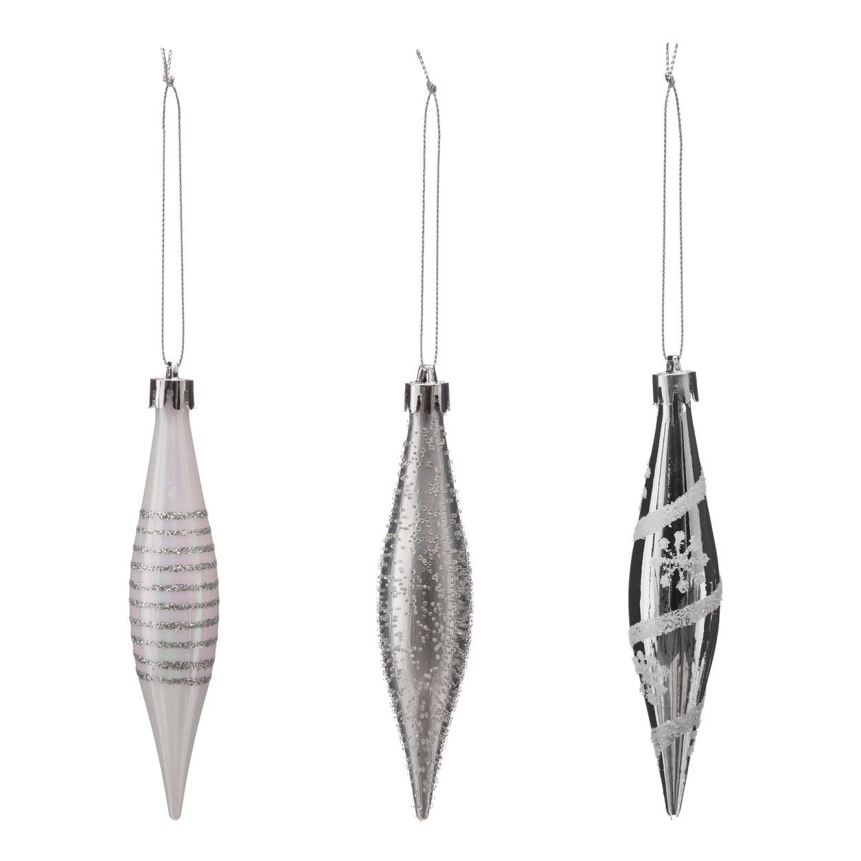 ADORNO COLGANTE ARBOL DE NAVIDAD SET 3