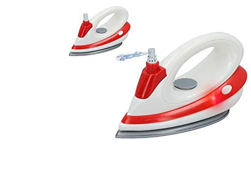 Plancha Electrica de Juguete para Niños de color Rojo y Blanco, con Sonido y Luz. Original/Moderno 250x115x145  mm.-Hogarymas-