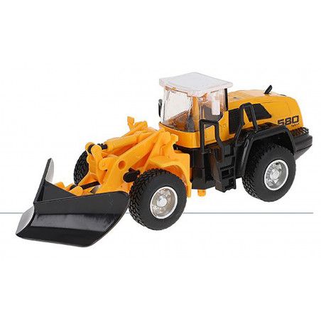 EXCAVADORA JUGUETE AMARILLA  16 x 6,5 x 6 CM