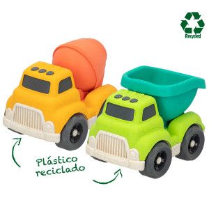 SET 2 CAMIONES DE JUGUETE INFANTIL FOXU