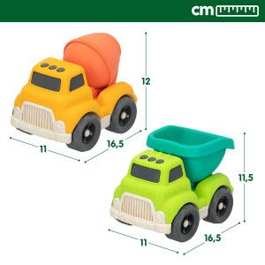 SET 2 CAMIONES DE JUGUETE INFANTIL FOXU