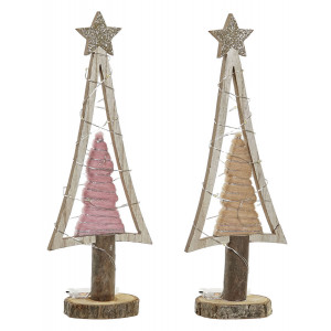 ÁRBOL DE NAVIDAD LED DECORATIVO 11X6X30CM