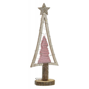 ÁRBOL DE NAVIDAD LED DECORATIVO 11X6X30CM