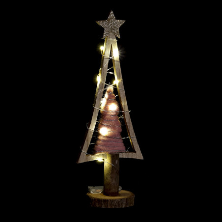 ÁRBOL DE NAVIDAD LED DECORATIVO 11X6X30CM