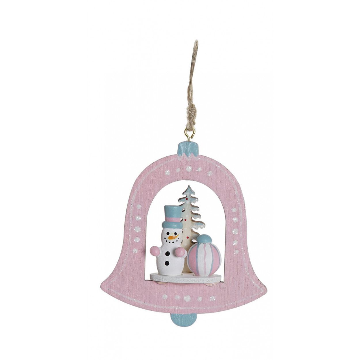 CAMPANAS ÁRBOL NAVIDAD COLGANTE 17X11X32