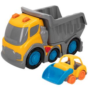 CAMIÓN DE CONSTRUCCIÓN JUEGUETE INFANTIL FRICCIÓN