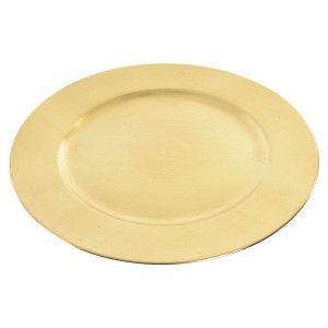 CENTRO DE MESA CIRCULAR DORADO 33CM