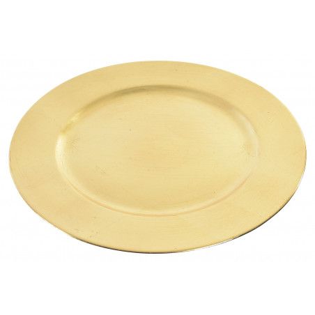 CENTRO DE MESA CIRCULAR DORADO 33CM