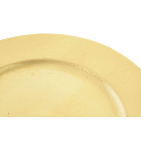 CENTRO DE MESA CIRCULAR DORADO 33CM