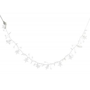 GUIRNALDA ACRÍLICA ESTRELLAS LED 4,5X2X160CM