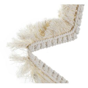 DECORACIÓN COLGANTE ESTRELLA MACRAMÉ LED 35CM