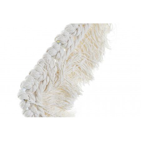 DECORACIÓN COLGANTE ESTRELLA MACRAMÉ LED 35CM