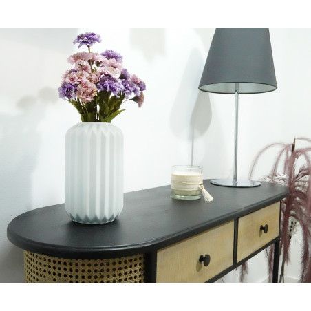JARRÓN DECORATIVO CERÁMICA MOUN  23CM