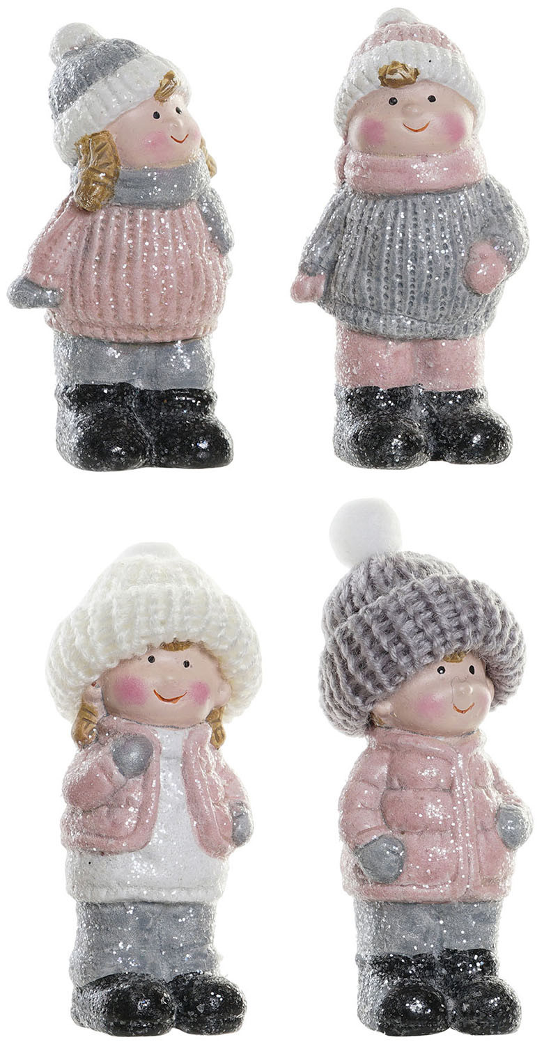 FIGURA NAVIDEÑA NIÑOS ORIGINAL 4x3x10CM
