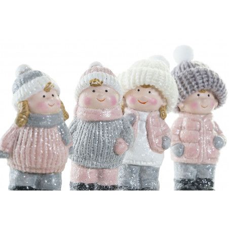 FIGURA NAVIDEÑA NIÑOS ORIGINAL 4x3x10CM